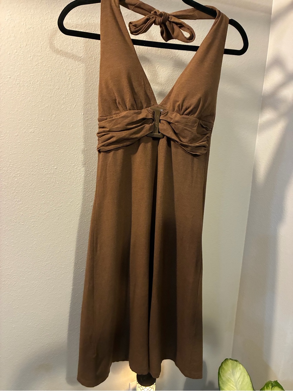 Tommy Bahama Brown Halter Dress Size XS